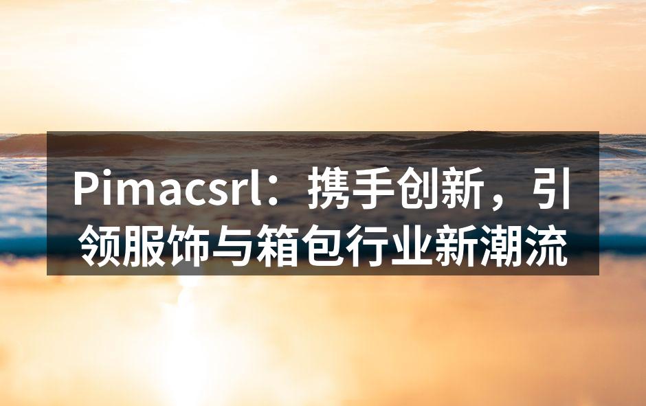Pimacsrl与知名设计师的合作发布会